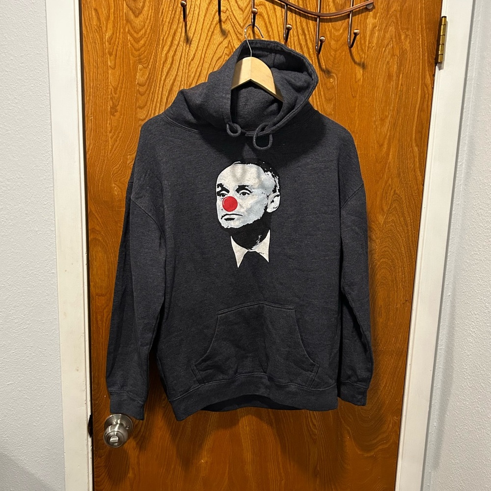 Fire Rob Manfred Hoodie-M Color-Heather Navy